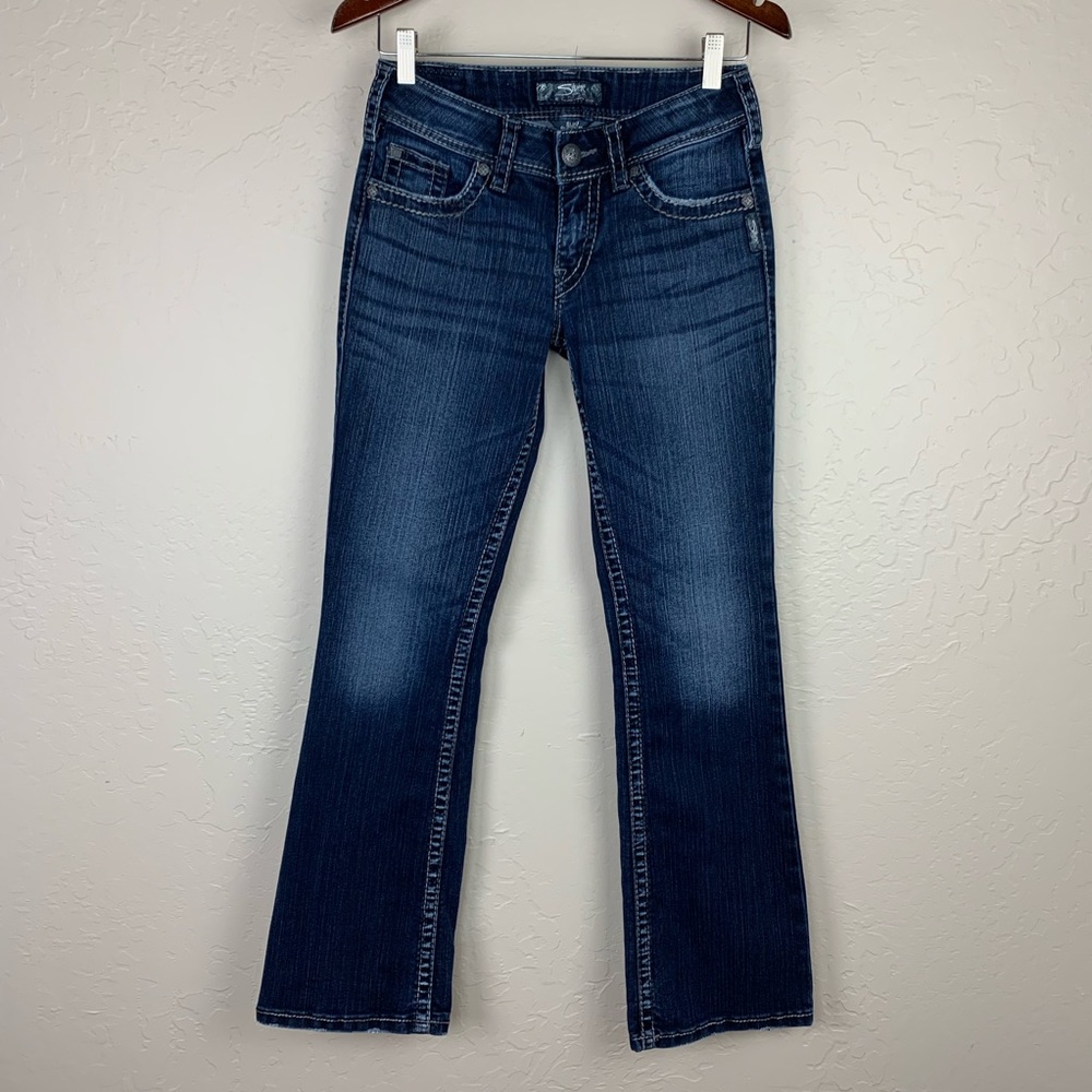 Silver Suki Surplus Bootcut Jeans Dark Wash 26